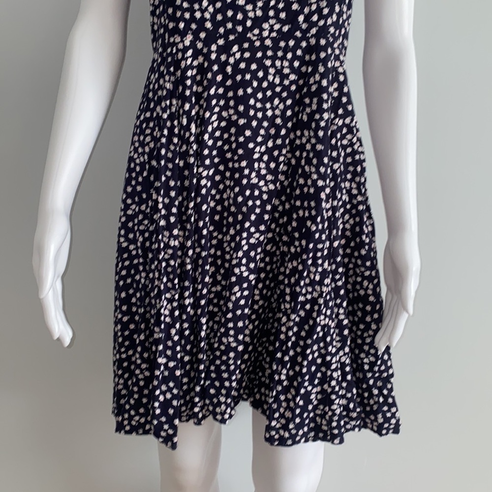 GAP Dark Blue Floral Summer Dress - Picture 2 of 5